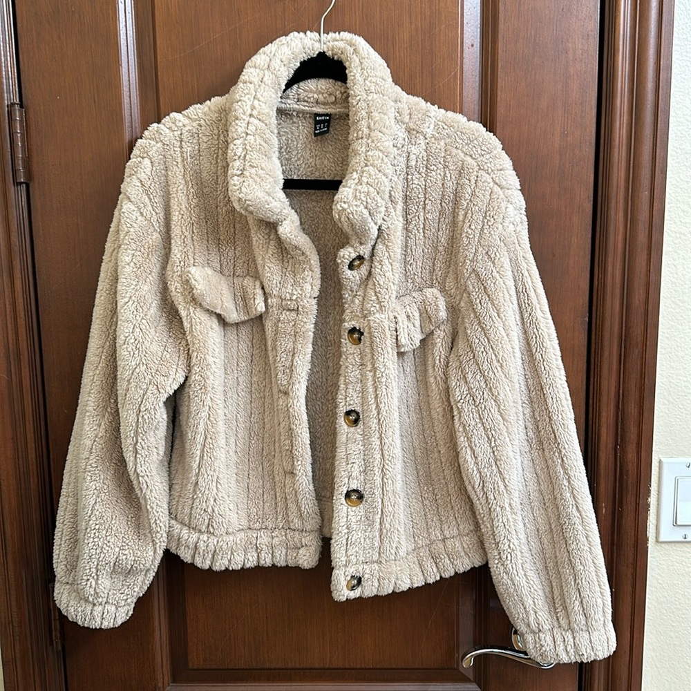 SHEIN Fuzzy Jacket